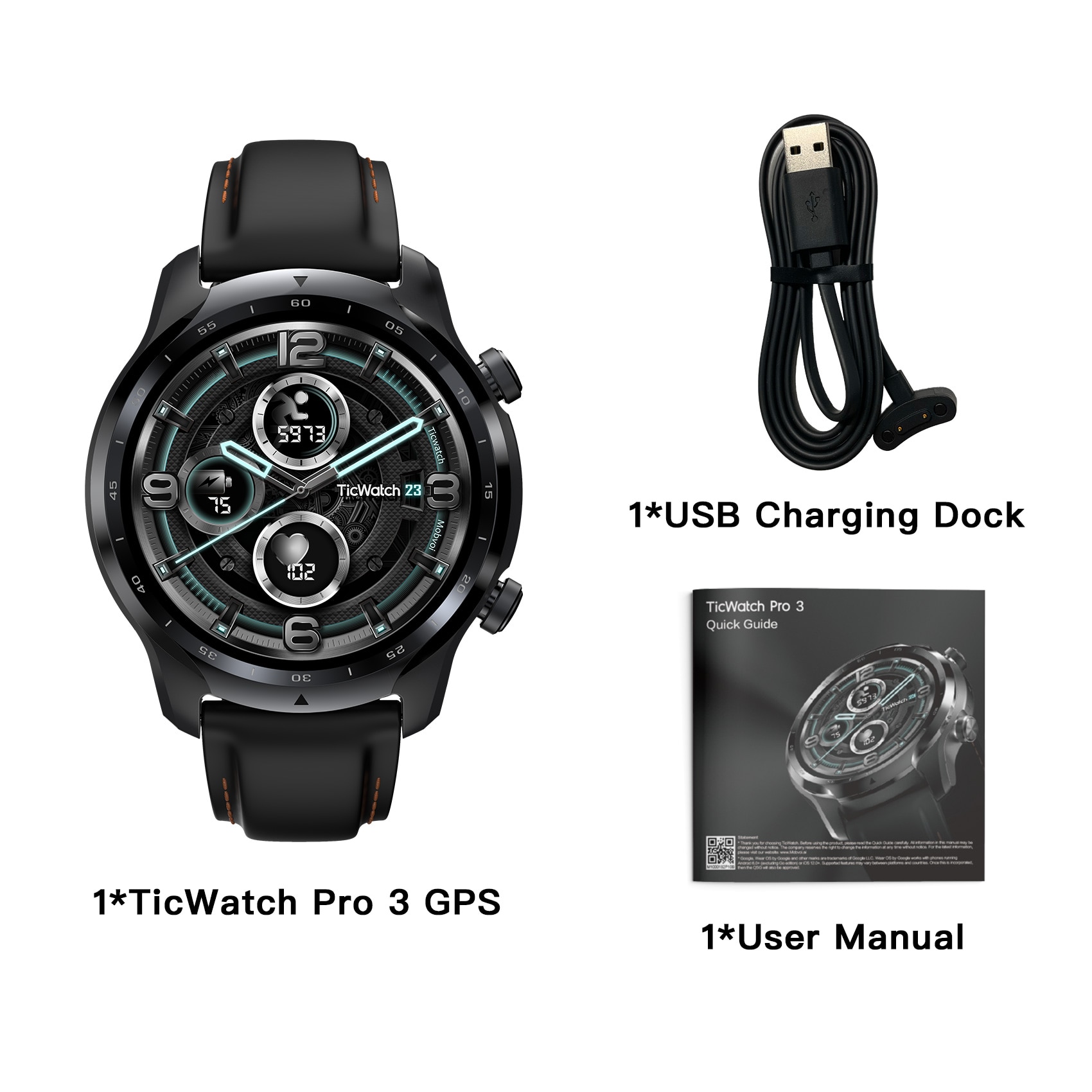 Смарт-часы TicWatch Pro 3